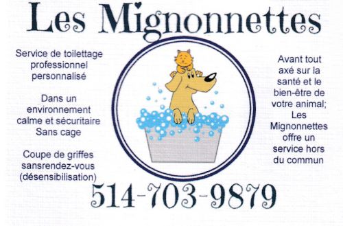 Toilettage Les Mignonnes-Nettes à Laval